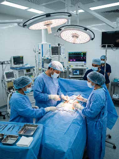 Surgery department at IBN E SEENA Hospital